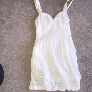 white mini dress!